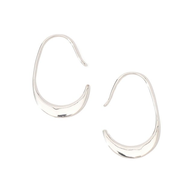 mounir Modern Crescent ピアス （81 シルバー）