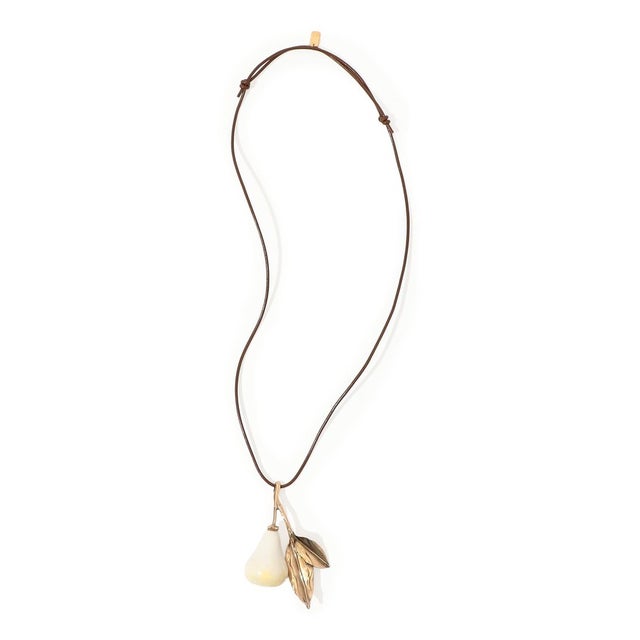 RENARD BIJOUX SMALL PEAR ネックレス （11 ホワイト）
