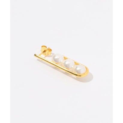 【別注】januka 3シェルパールピアス （92 ゴールド系）｜詳細画像