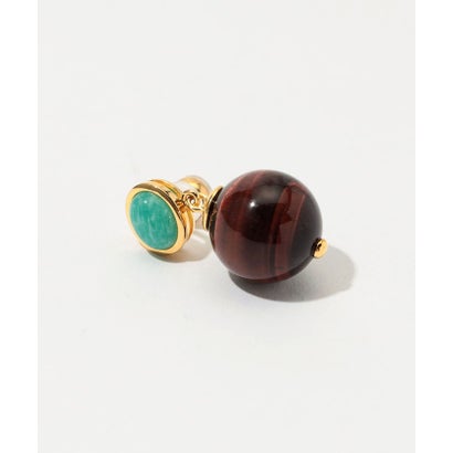 Lizzie Fortunato UMBRIA ER TIGER EYE ピアス （68 ブラウン系）｜詳細画像