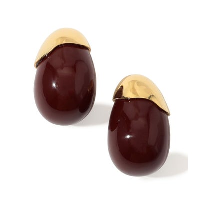 Lizzie Fortunato TORO ER IN AUBERGINE ピアス （68 ブラウン系）｜詳細画像