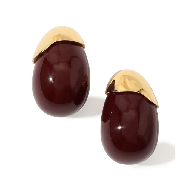 Lizzie Fortunato TORO ER IN AUBERGINE ピアス （68 ブラウン系）