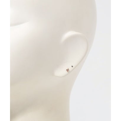 Metier Mini Point Rhombus Gemstone Studs 片耳ピアス （92 ゴールド系）｜詳細画像