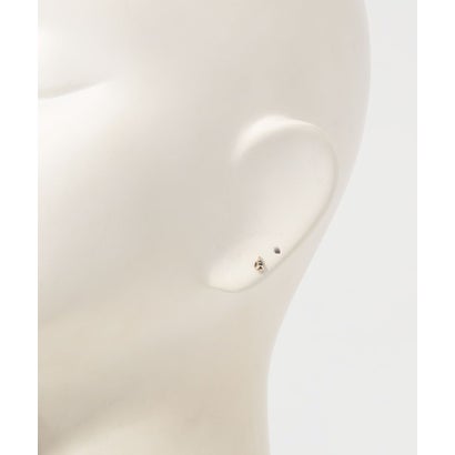 Metier Mini Point Rhombus Gemstone Studs 片耳ピアス （92 ゴールド系）｜詳細画像