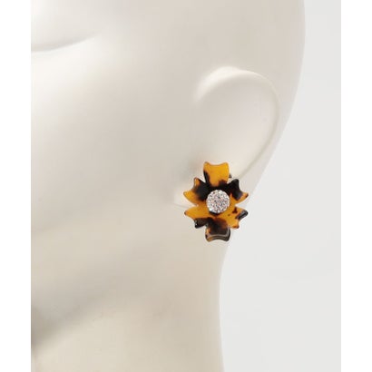LELE SADOUGHI NAVAJO CRYSTAL BUTTON ピアス （48 ダークブラウン系）｜詳細画像