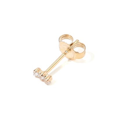 Metier Triple Reverse Set Studs 片耳ピアス （92 ゴールド系）｜詳細画像