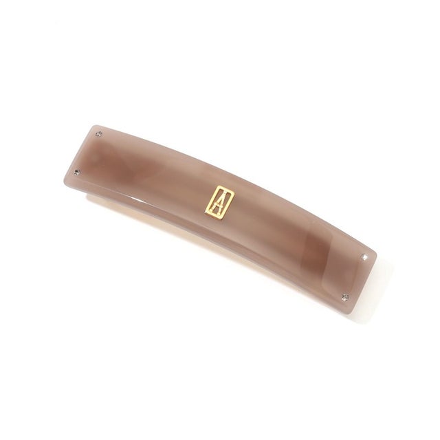 ALEXANDRE DE PARIS 8cmバレッタ （45 ライトブラウン）