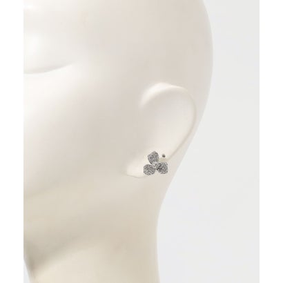 LELE SADOUGHI PAVE TRILLIUM STUD ピアス （82 シルバー系）｜詳細画像