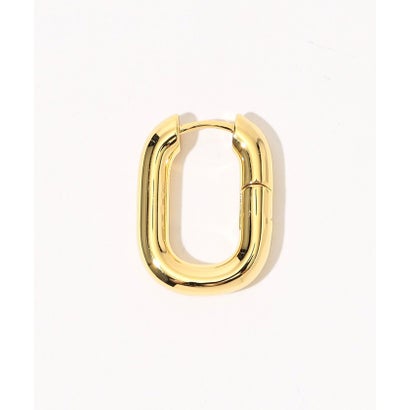 LUV AJ XL CHAIN LINK HOOPS ピアス （91 ゴールド）｜詳細画像