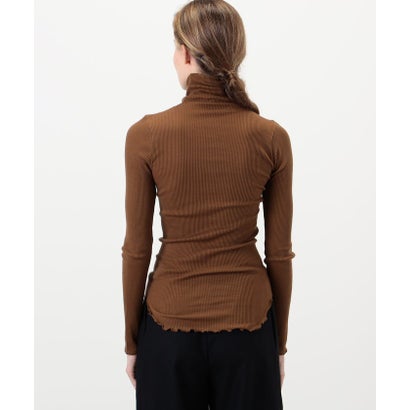HAKUJI Wool rib ハイネックプルオーバー （19 ブラック）｜詳細画像