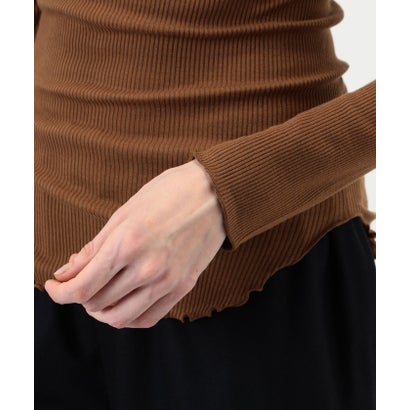 HAKUJI Wool rib ハイネックプルオーバー （19 ブラック）｜詳細画像