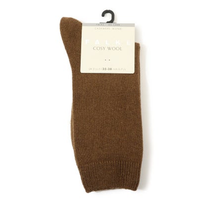 FALKE Cosy ウールブレンドソックス （49 ダークブラウン）｜詳細画像