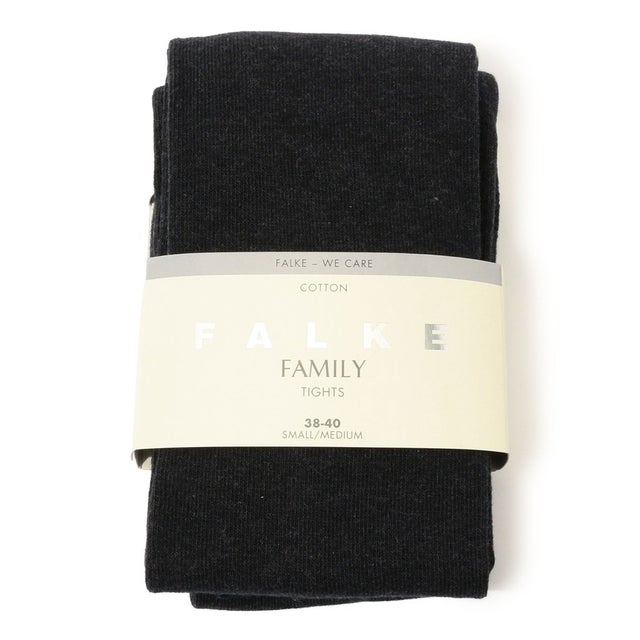 FALKE FAMILY コットン タイツ （17 チャコールグレー）