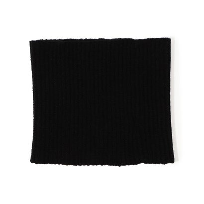 KIJIMA TAKAYUKI CASHMERE KNIT ネックウォーマー （19 ブラック）｜詳細画像
