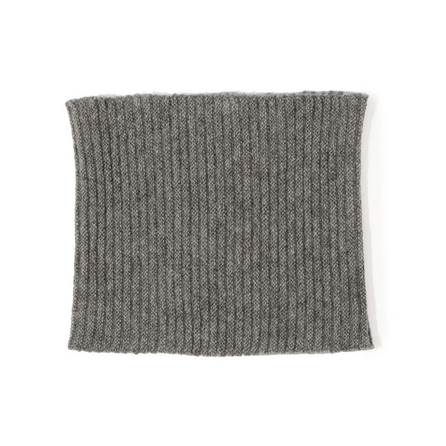 KIJIMA TAKAYUKI CASHMERE KNIT ネックウォーマー （15 グレー）