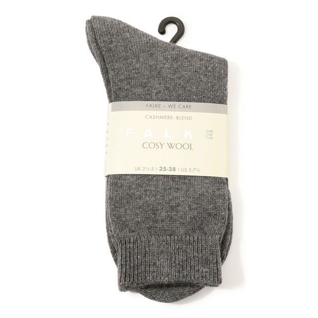 FALKE Cosy ウールブレンドソックス （15 グレー）