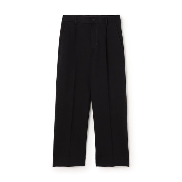 スビンコットン ダンボール ワイドバレルパンツ （19 ブラック）