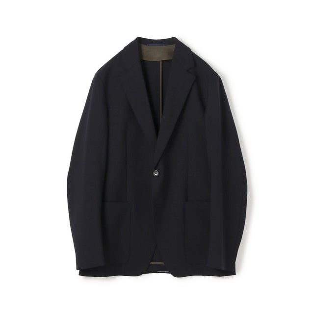 ポリエステルウール 2WAYストレッチ シングルブレステッド2Bジャケット セットアップ対応 （69 ネイビー）
