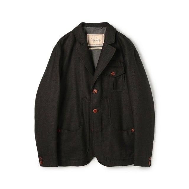 【別注】CAPALBIO マレンマハンティングジャケット DORMEUIL （57 カーキ）