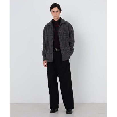 トゥモローランド メンズ TOMORROWLAND MEN 【別注】Salvatore Piccolo WORK ウールツイードチェック シャツブルゾン （18 グレー系チェック）｜詳細画像