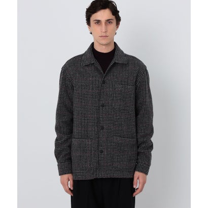 トゥモローランド メンズ TOMORROWLAND MEN 【別注】Salvatore Piccolo WORK ウールツイードチェック シャツブルゾン （18 グレー系チェック）｜詳細画像