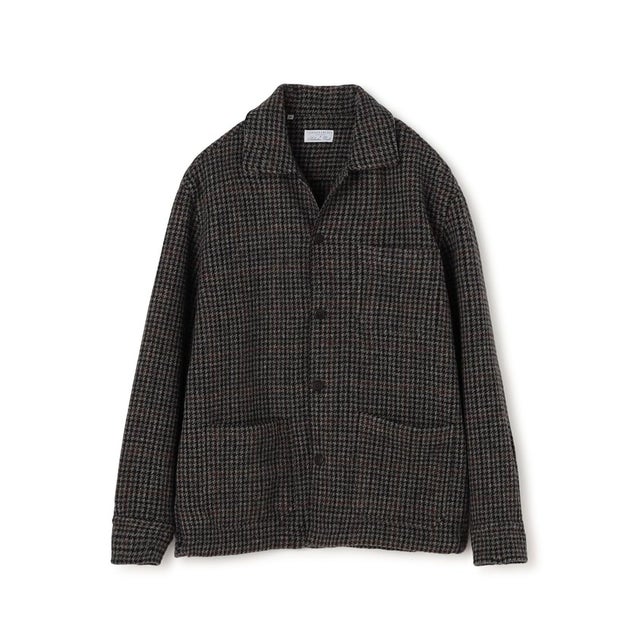 【別注】Salvatore Piccolo WORK ウールツイードチェック シャツブルゾン （18 グレー系チェック）