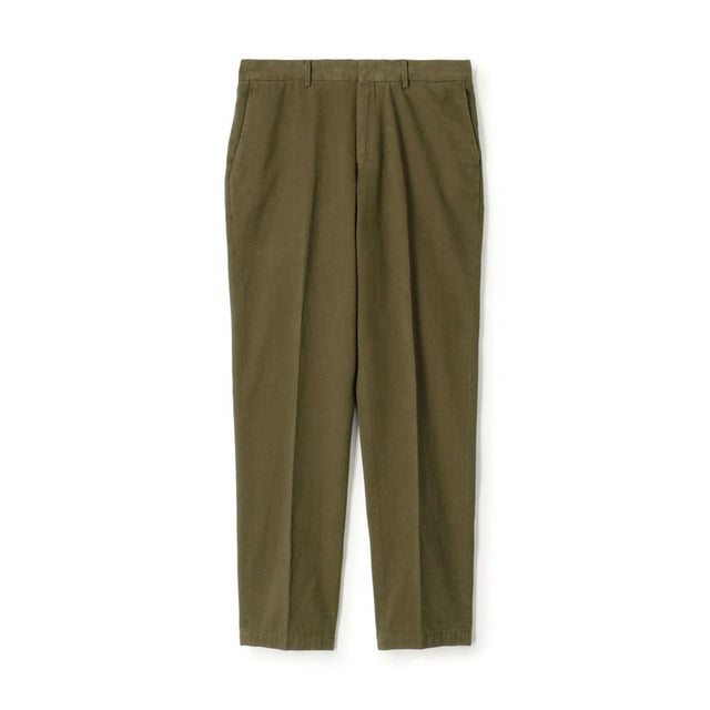 コットンカシミヤピーチ テーパードパンツ SONDRIO （57 カーキ）
