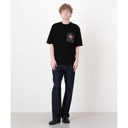 mando コットン グラフィックポケット クルーネックTシャツT （19 ブラック）｜詳細画像