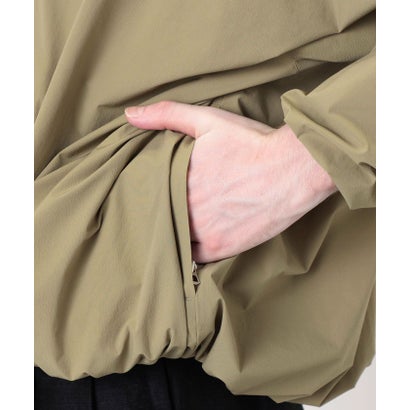 HAVERSACK ATTIRE ナイロンストレッチ スタンドカラーブルゾン （15 カーキ）｜詳細画像