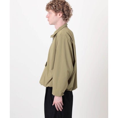 HAVERSACK ATTIRE ナイロンストレッチ スタンドカラーブルゾン （15 カーキ）｜詳細画像