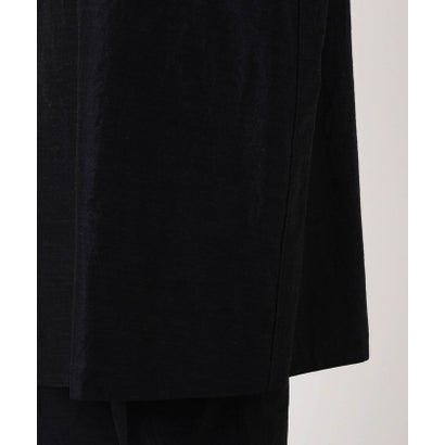 HAVERSACK ATTIRE ウールシルク バルカラーコート （69 ブラック）｜詳細画像