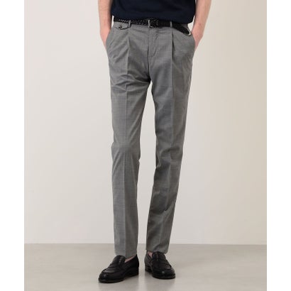 PT TORINO GENTS ポリエステルウールストレッチ 1プリーツスラックス （15 グレー）｜詳細画像