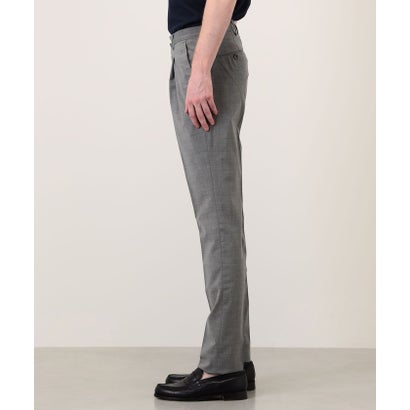PT TORINO GENTS ポリエステルウールストレッチ 1プリーツスラックス （15 グレー）｜詳細画像