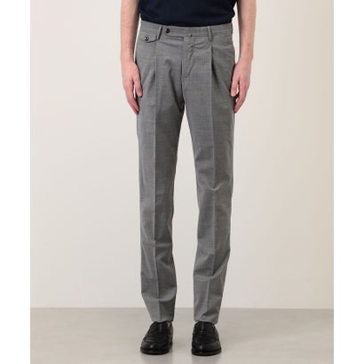 PT TORINO GENTS ポリエステルウールストレッチ 1プリーツスラックス （43 ベージュ）｜詳細画像