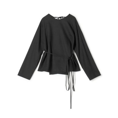 BASE RANGE L/SLEEVE APRON TOP （19 ブラック）｜詳細画像