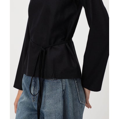 BASE RANGE L/SLEEVE APRON TOP （19 ブラック）｜詳細画像