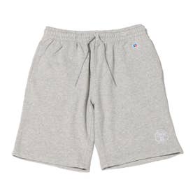 x RUSSELL ATHLETIC EMBROIDERY LOGO SWEAT SHORT （GRAY）
