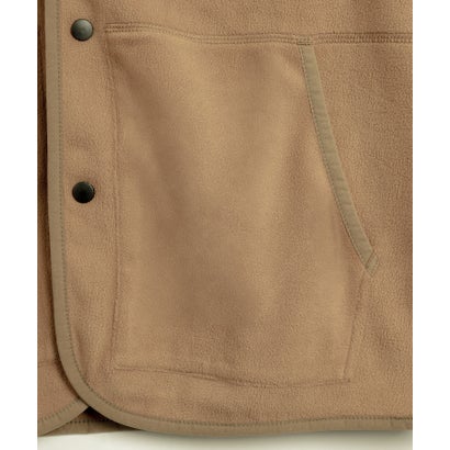 S'more/Fleece pocket cardigan （ブラウン）｜詳細画像