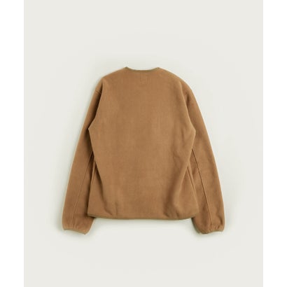 S'more/Fleece pocket cardigan （ブラウン）｜詳細画像
