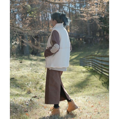 スモア S'more S'more boa vest （ホワイト）｜詳細画像