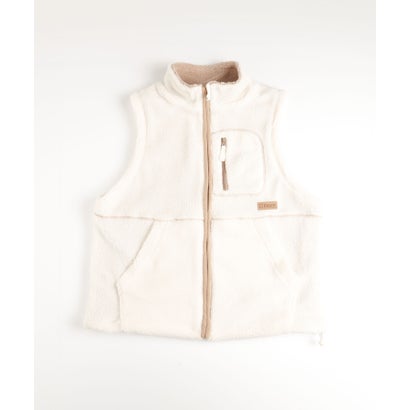 スモア S'more S'more boa vest （ホワイト）｜詳細画像