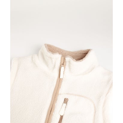 スモア S'more S'more boa vest （ホワイト）｜詳細画像