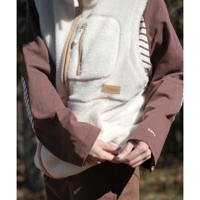スモア S'more S'more boa vest （ホワイト）｜詳細画像