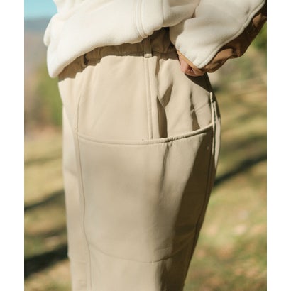 スモア S'more S'more/Fleece lining nylon shell pants （ベージュ）｜詳細画像
