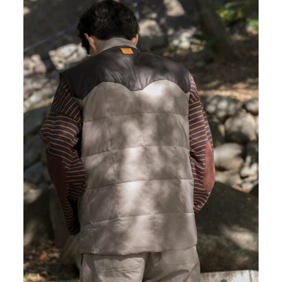 S'more/QUILTING DOWN VEST （グレー）｜詳細画像