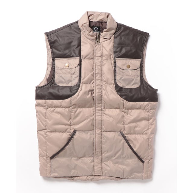 /QUILTING DOWN VEST （グレー）