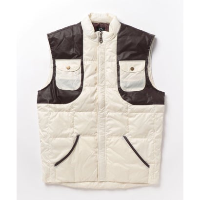 S'more/QUILTING DOWN VEST （ホワイト）｜詳細画像