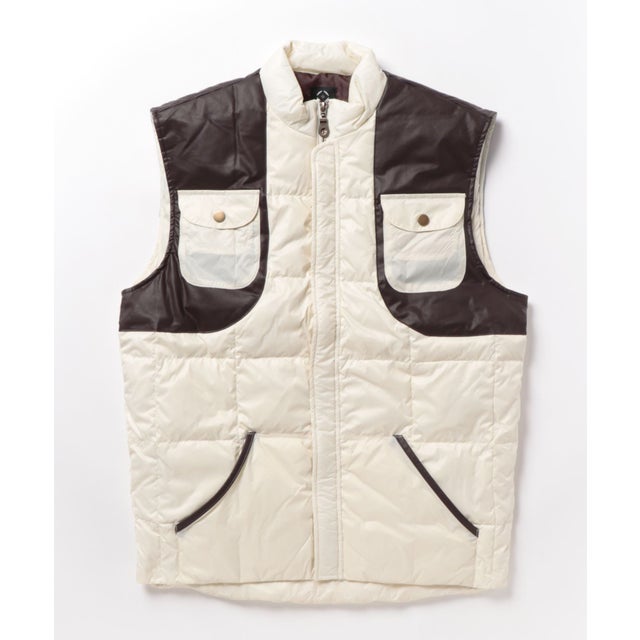 /QUILTING DOWN VEST （ホワイト）