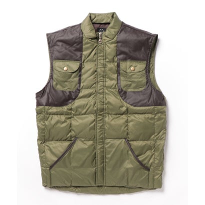 S'more/QUILTING DOWN VEST （カーキ）｜詳細画像