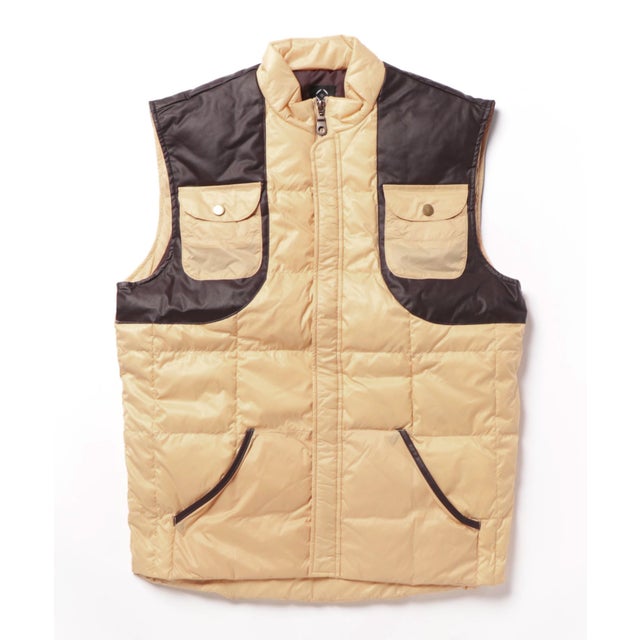 /QUILTING DOWN VEST （ベージュ）